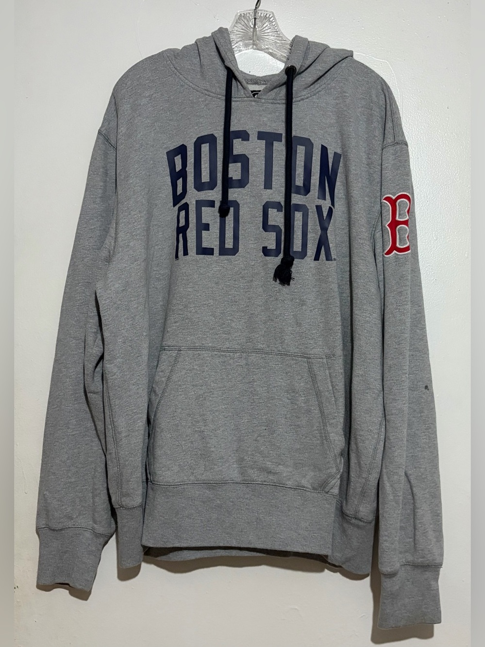 Grey Boston Red Sox Hoodie 47 Brand Mens Sz XXL